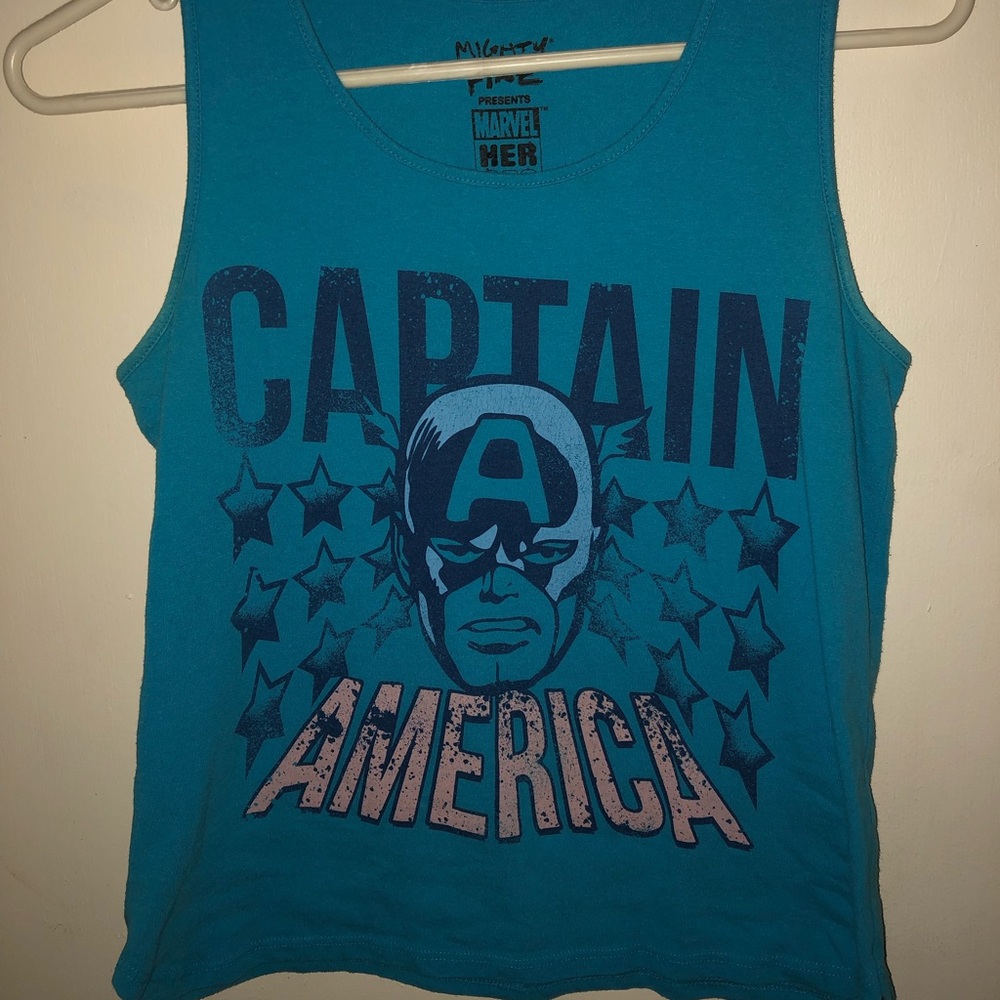 Captain America muscle tank